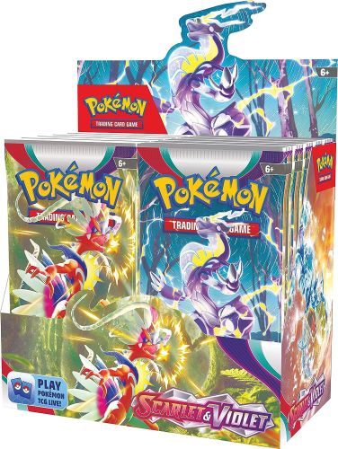 POKEMON TRADING CARDS SCARLET AND VIOLET BOOSTER DISPLAY