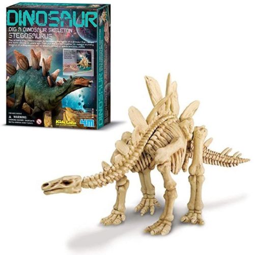 4M KIDZ LABS DIG A DINOSAUR STEGOSAURUS SKELETON KIT