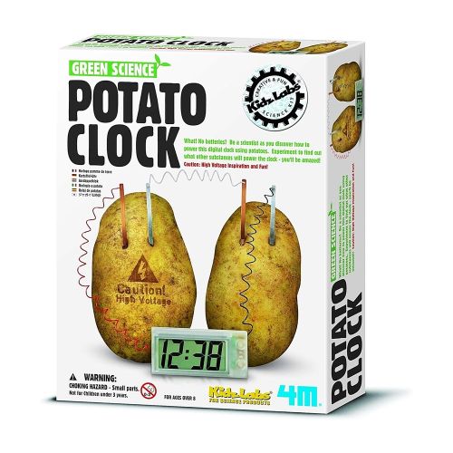 4M - KIDZ LABS GREEN SCIENCE POTATO CLOCK