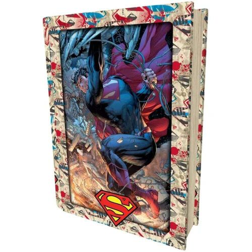 PRIME 3D DC COMICS - SUPERMAN COLLECTIBLE TIN BOOK PUZZLE 30