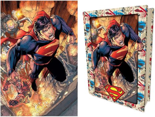 PRIME 3D DC COMICS - SUPERMAN COLLECTIBLE TIN BOOK PUZZLE 30