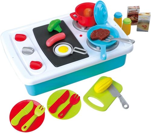 Play Go 2 In 1 Cooking Stove Set Battery Operated - 27 Pcs