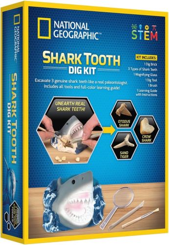 NATIONAL GEOGRAPHIC SHARK TOOTH DIG KIT