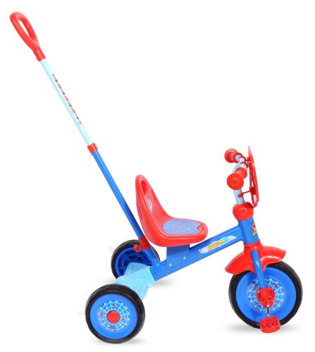 SPARTAN MARVEL SPIDERMAN TRICYCLE WITH PUSHBAR