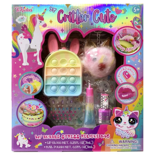 CRITTER CUTE WithBUBBLE STRESS RELIEVE BAG