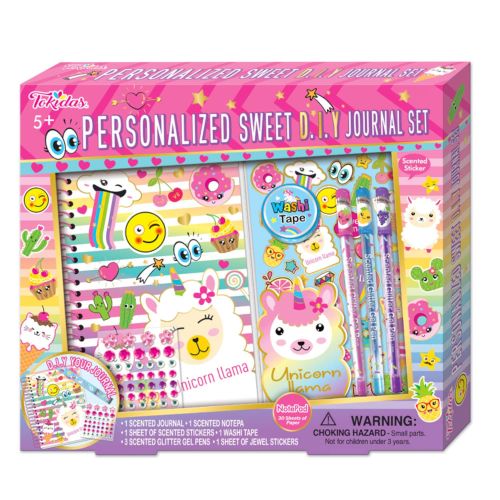 TOKIDAS PERSONALIZED SWEET D.I.Y JOURNAL SET