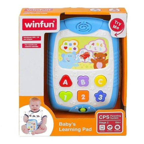 WINFUN - BABY'S LEARNING PAD, BLUE