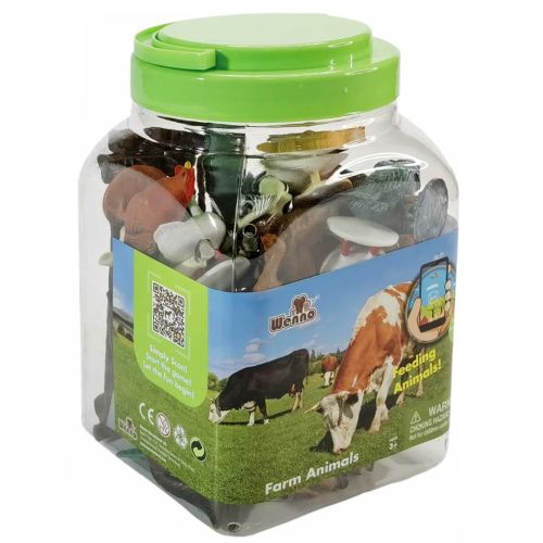 WENNO - FARM ANIMALS PLAYSET, 30 PIECES