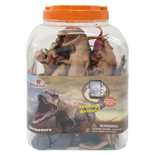 WENNO - DINOSAURS PLAYSET, 40 PIECES