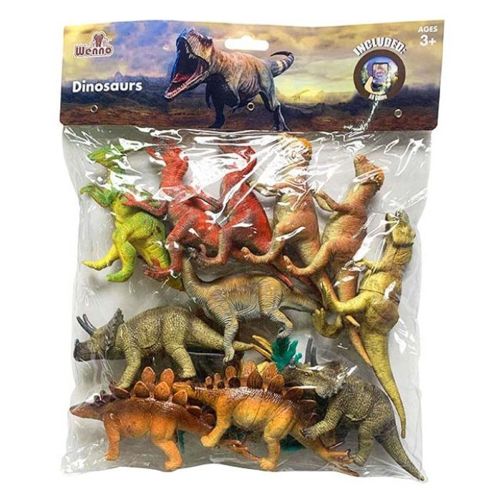 WENNO - DINOSAUR ANIMAL PLAYSET, 16 PIECES