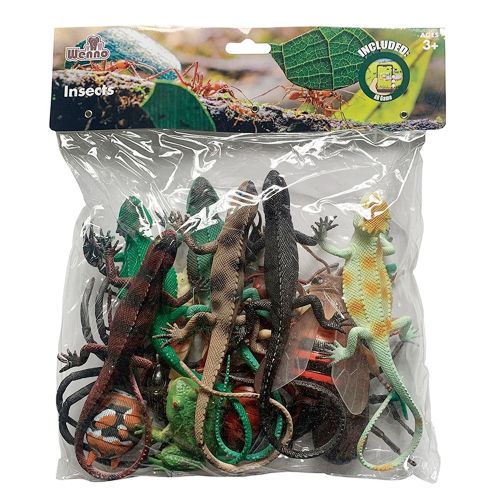 WENNO - INSECT PLAYSET, 16 PIECES