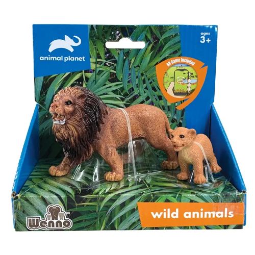 ANIMAL PLANET - WILD ANIMAL, LION AND CUB