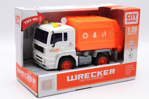 1:20 FRICTION 
SANITATION TRUCK 
(WITH LIGHT & SOUND)