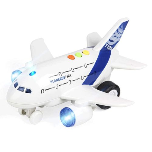 1:200 FRICTION AIRPLANE (WITH LIGHT & SOUND)