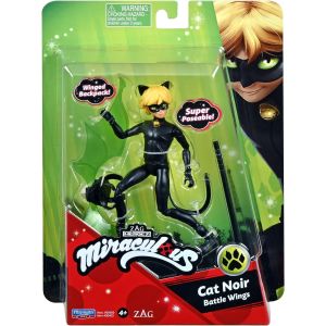 MIRACULOUS MOMENTS SMALL DOLLS ASST.CAT NOIR BATTLE WINGS