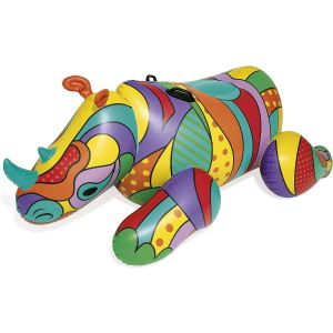 BESTWAY - INFLATABLE POP RHINO (2.01M X 1.02M)