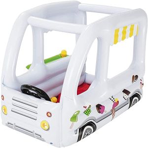 BESTWAY UP, IN & OVER SCOOPS & SMILES ICE CREAM TRUCK BALL PIT (122X84X84CM)
