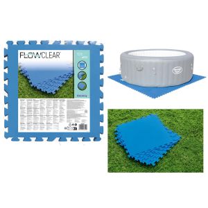 Flowclear - Foam Mat Under The Pool 50 x 50 cm Blue