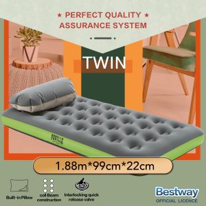 Bestway - Pavillo Roll & Relax Airbed Twin (1.88M X 99Cm X 22Cm)