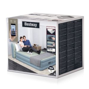 Bestway - Fortech Airbed Queen Built-In Ac Pump (2.29M X 1.52M X 79Cm)