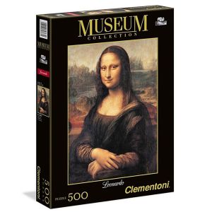 CLEMENTONI - MUSEUM COLLECTION MONA LISA PUZZLE, 500 PIECES