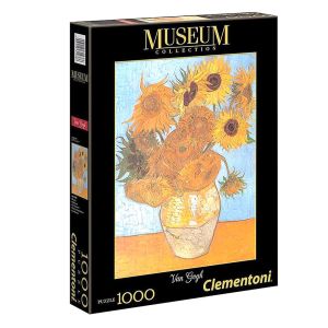 CLEMENTONI - MUSEUM VAN GOGH SUNFLOWERS PUZZLE, 1000 PIECES