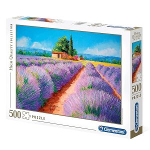 CLEMENTONI - LAVENDER SCENT PUZZLE, 500 PIECES