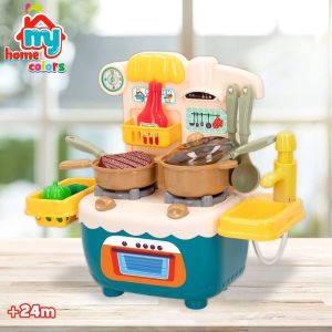 Mini Kitchenette With 17 Pieces Of Pressed Water, Not Charged