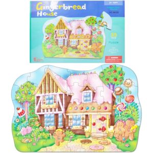 35 Pcs Gingerbread House Puzzle