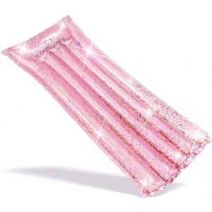 INTEX INFLATABLE PINK GLITTER MAT 1.7M X 53CM X 15CM