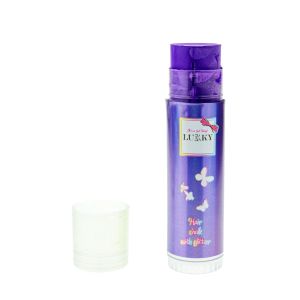 LUKKY - HAIR CHALK WITH GLITTER STRAWBERRY FLAVOR PURPLE 10 G