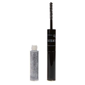 LUKKY - 2-IN-1 MASCARA & GLITTER FOR EYELASHES BOLD SHIMMER BLACK & SILVER 10 ML