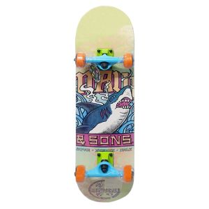MAUI - HAIKU SHARK TRADITIONAL SKATEBOARD, 31 INCHES