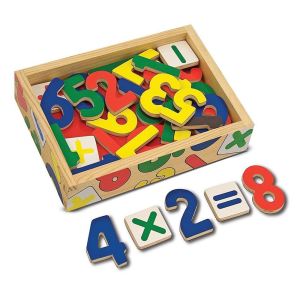 MELISSA & DOUG - WOODEN MAGNETIC NUMBERS