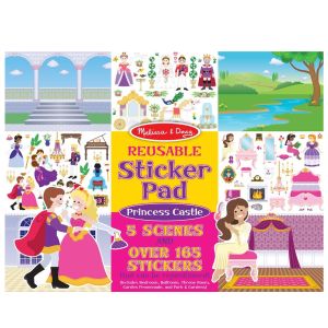 MELISSA & DOUG - REUSABLE STICKER PAD, PRINCESS CASTLE