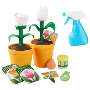 MELISSA & DOUG - FLOWER GARDENING PLAY SET, 16 PIECES