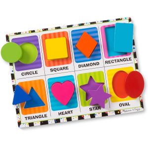 MELISSA & DOUG - SHAPES CHUNKY PUZZLE