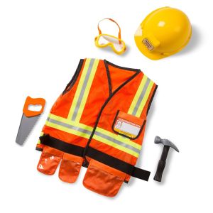 MELISSA & DOUG - CONSTRUCTION WORKER PLAY COSTUME SET