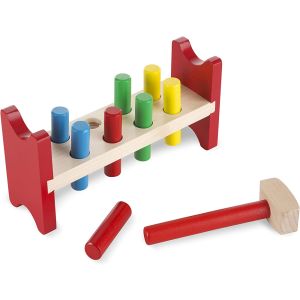 MELISSA & DOUG - WOODEN POUND-A-PEG CLASSIC TOY