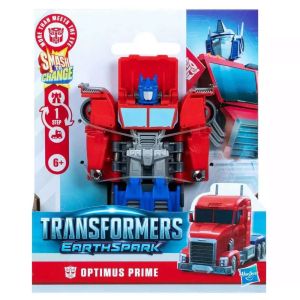 TRANSFORMERS - EARTHSPARK SMASH OPTIMUS PRIME ACTION FIGURE, 4 INCH