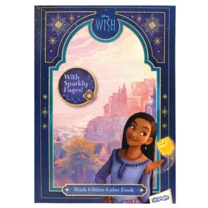 SKOODLE - DISNEY WISH GLITTER COLOURING BOOK