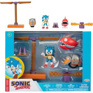 Sonic 2.5" Flying Battery Zone Diorama Set Wave #2