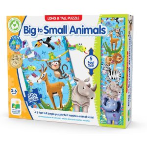 Long & Tall Puzzles- Big To Small Animals