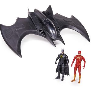 DC Flash Movie Batwing with Flash & Batman Fig 4"