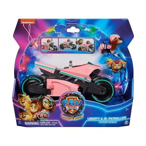 PAW PATROL - THE MIGHTY MOVIE LIBERTY & JR. PATROLLER VEHICLE