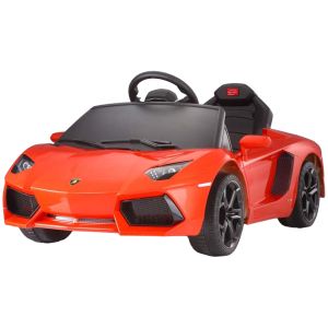 RASTAR - LAMBORGHINI AVENTADOR LP 700-4, KIDS RIDE ON CAR 12V - RED