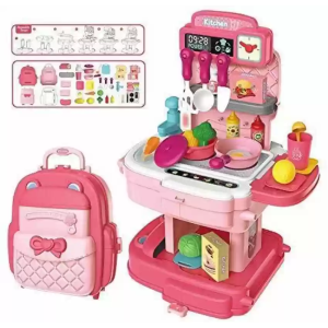 Bowa- School Bag Chef Kitchen Set- Pink