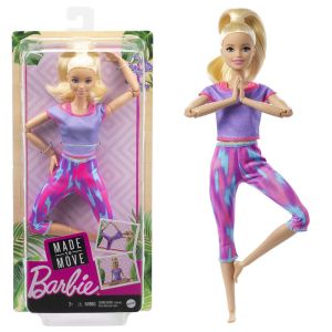 BARBIE MADE TO MOVE DOLL WITH LONG BLONDE HAIR