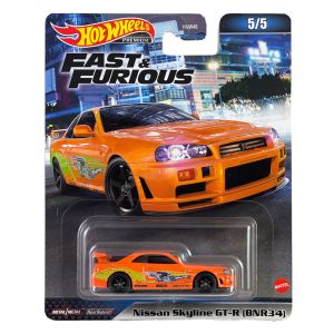 HOT WHEELS - PREMIUM FAST AND FURIOUS CARS ASSORTED