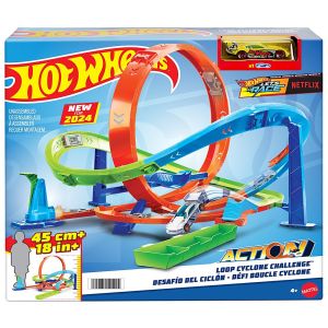 HOT WHEELS - ACTION LOOP CYCLONE CHALLENGE TRACK SET
